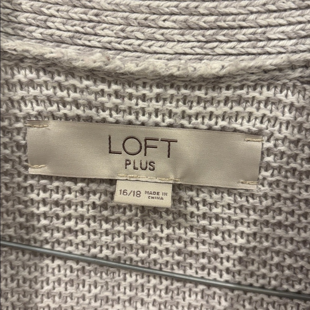 LOFT Plus Womens Long Sleeve Cardigan 16/18 - Picture 2 of 7